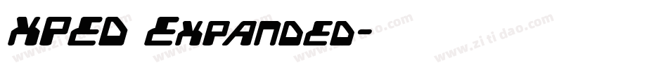 XPED Expanded字体转换